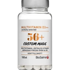 BioSalma Multivitamin 56+ D3++ 100 tabletter