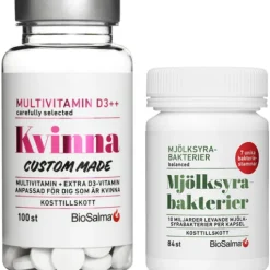 BioSalma Multivitamin Kvinna + Mjölksyrabakterier