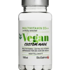 BioSalma Multivitamin Vegan D-vitamin++ 100 tabletter
