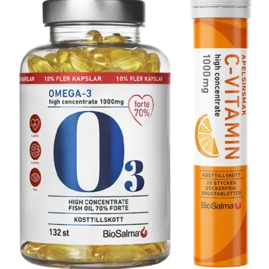 BioSalma Omega-3 + C-vitamin Immunboost