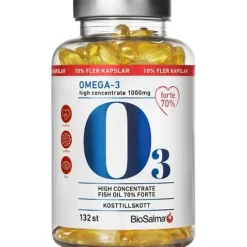 BioSalma Omega-3 Forte 70% 1000 mg 132 kapslar
