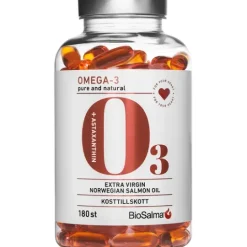 BioSalma Omega-3 Salmon Oil 1000 mg 180 kapslar