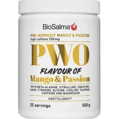 BioSalma PWO Mango & Passionsfrukt 500 g