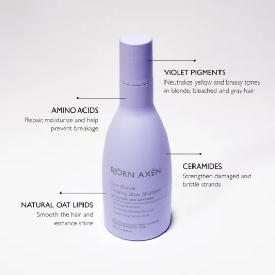 Björn Axén Cool Blonde Coloring Silver Shampoo 250 ml