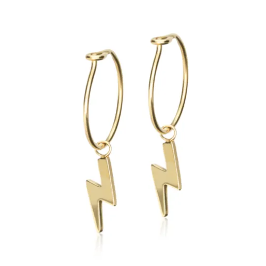 Blomdahl GT Ear Ring 14 mm, Pendant Flash 11 mm