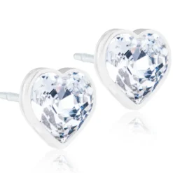 Blomdahl MP Heart 6 mm Crystal