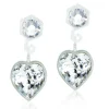 Blomdahl MP Pendant Heart 4/6 mm Crystal