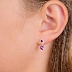 Blomdahl MP Pendant Heart 4/6 mm Light Amethyst