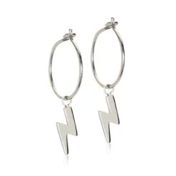 Blomdahl NT Ear Ring 14 mm, Pendant Flash 11 mm