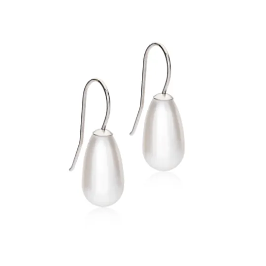 Blomdahl NT Pendant Pearl Drop 15 mm White