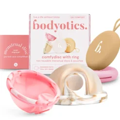 Bodyotics comfydisc Mensdiskar S & L Beige & Rosa