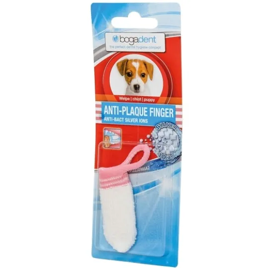 Bogadent Anti-Plaque Fingertandborste Welpe Dog 1 st