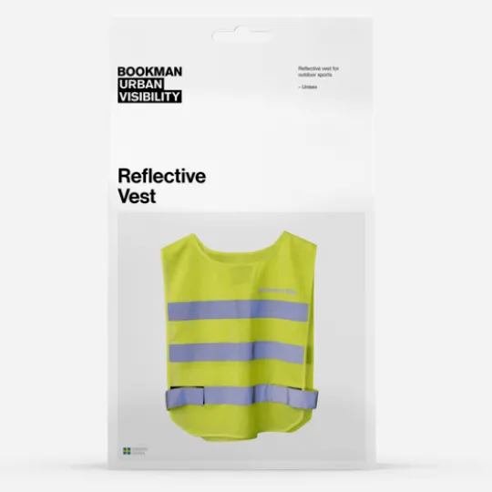 Bookman Urban Visibility Reflective Vest Fluorescent Yellow M/L