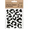 Bookman Urban Visibility Sticky Leopard Reflectors Black