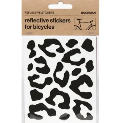 Bookman Urban Visibility Sticky Leopard Reflectors Black