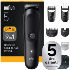 Braun All-in-One Series 5 9-in-1 Grooming Kit AIO5540 Svart
