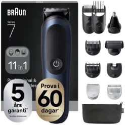 Braun All-in-One Series 7 11-in-1 Grooming Kit AIO7540 Blå