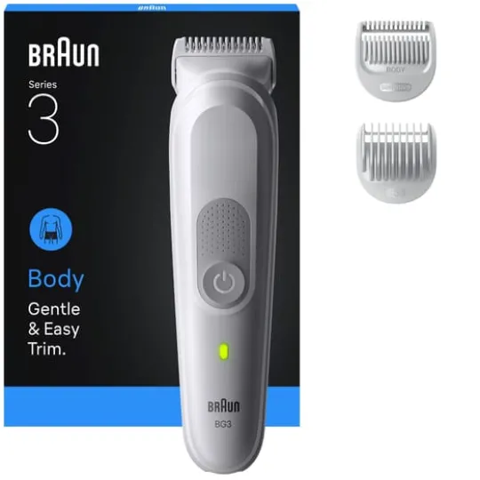 Braun Body Groomer Series 3 +3 Stylingverktyg BG3530 Grå