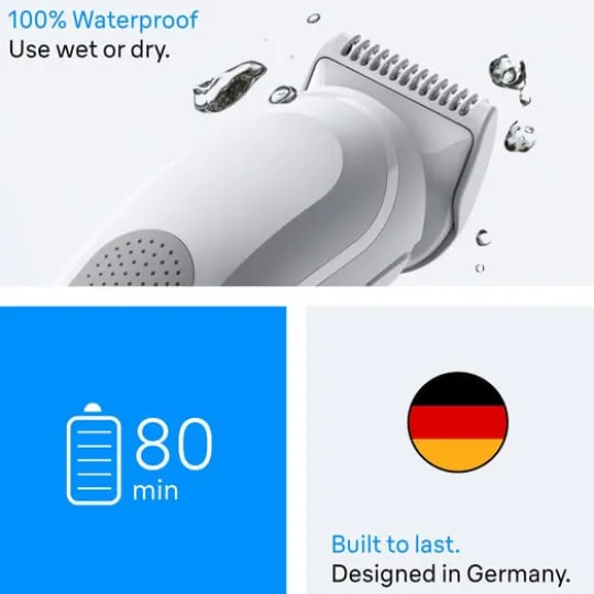 Braun Body Groomer Series 3 +3 Stylingverktyg BG3530 Grå