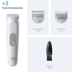 Braun Body Groomer Series 3 +3 Stylingverktyg BG3530 Grå
