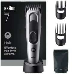 Braun Hårklippare Series 7 +5 Stylingverktyg HC7590 Grå