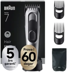 Braun Hårklippare Series 7 +5 Stylingverktyg HC7590 Grå