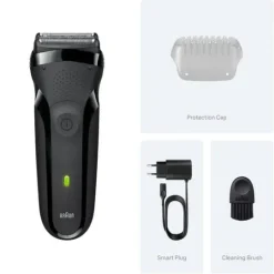 Braun Series 3 Elektrisk Rakapparat 300S Grå