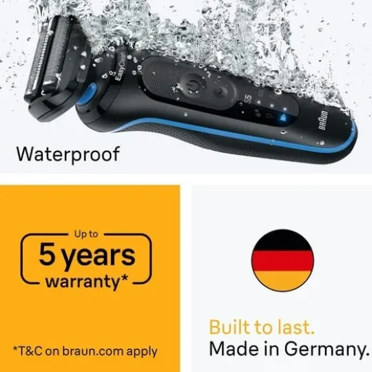 Braun Series 5 Elektrisk Rakapparat 52-B1000S Blå