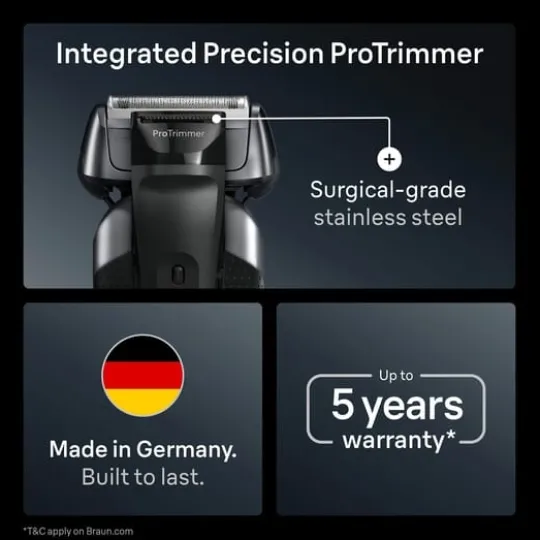 Braun Series 8 Elektrisk Rakapparat SensoAdapt 8617S