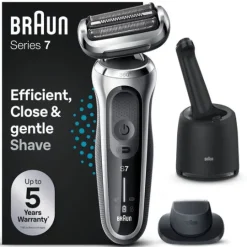 Braun Series 7 71-S7200cc Rakapparat med Precisionstrimmer Smartcare-Center Silver
