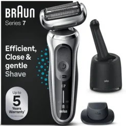 Braun Series 7 71-S7200cc Rakapparat med Precisionstrimmer Smartcare-Center Silver