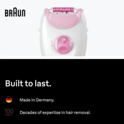 Braun Silk·épil 3 Epilator med sladd 3-000 Rosa