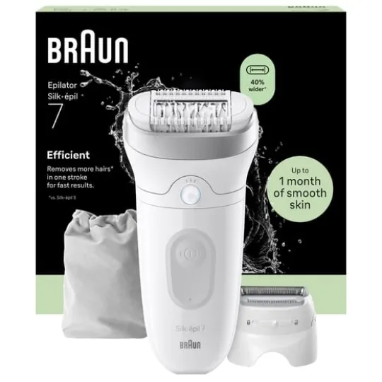 Braun Silk·épil 7 Wet & Dry Epilator 7-041 Silver