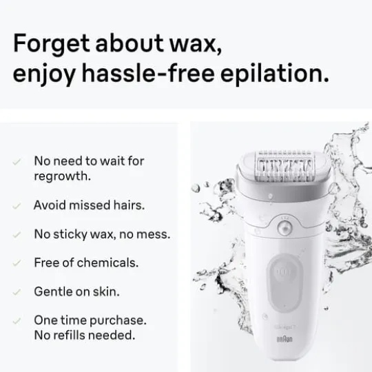 Braun Silk·épil 7 Wet & Dry Epilator 7-041 Silver