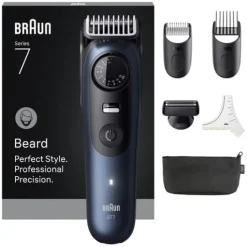 Braun Skäggtrimmer Series 7 +6 Barberverktyg BT7520 Blå