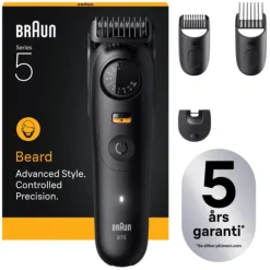 Braun Skäggtrimmer Series 5 +4 Stylingverktyg BT5520 Svart