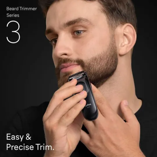 Braun Skäggtrimmer Serie 3 +3 Stylingverktyg BT3520 Svart
