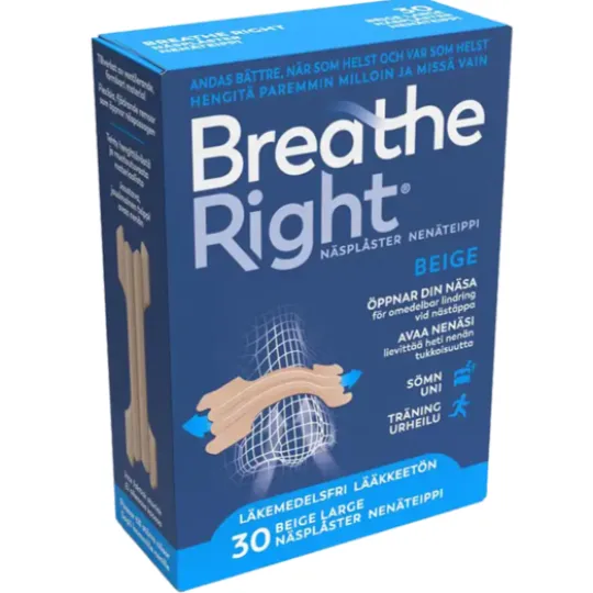 Breathe Right Näsplåster Beige L 30 st