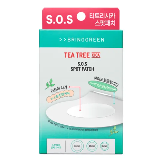 BRINGGREEN Teatree Cica SOS Spot Patch 75+25 st