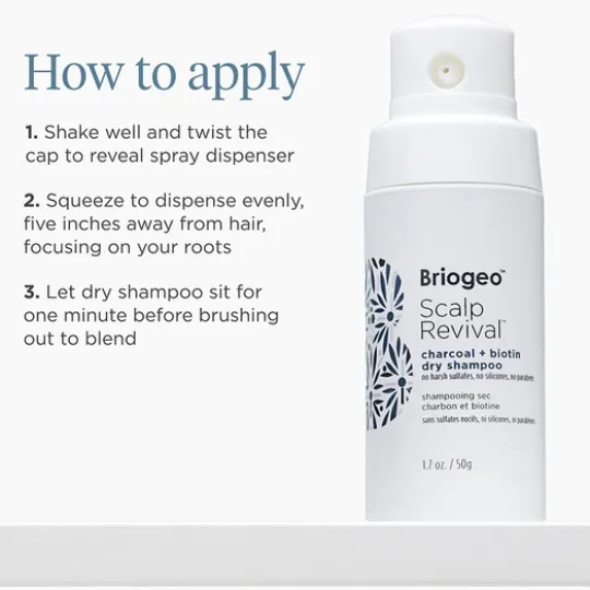 Briogeo Scalp Revival Charcoal + Biotin Dry Schampo 50 ml