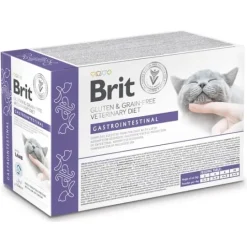 Brit Veterinary Diet Cat Gastrointestinal Grain Free Pouch 12 x 85 g
