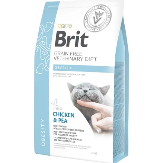 Brit Veterinary Diet Cat Obesity Grain Free 2 kg