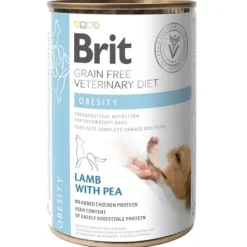 Brit Veterinary Diet Dog Obesity Grain Free Can 400 g