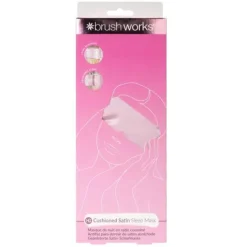 Brushworks Cushioned Satin Sleep Mask