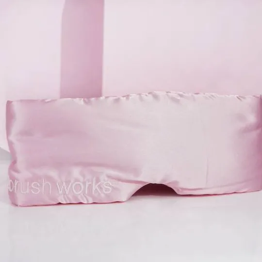 Brushworks Cushioned Satin Sleep Mask