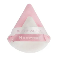 Brushworks Triangular Powder Puff Duo 2 st