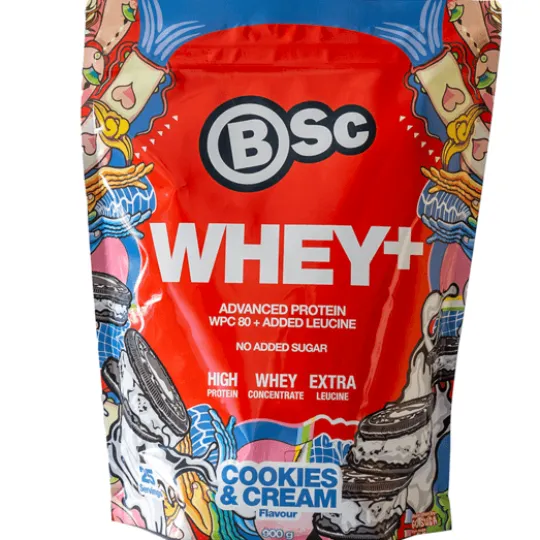 BSc Whey+ Cookies & Cream 900 g