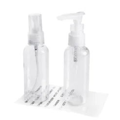 Cailap Reseförpackning Spray- och Pumpflaska 65 ml 2 st