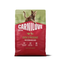 Carnilove Active Cat Duck & Pheasant for Sterilised Adult All Breeds 2 kg