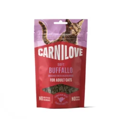 Carnilove Cat Soft Snack Buffalo enriched with Blueberries 50 g